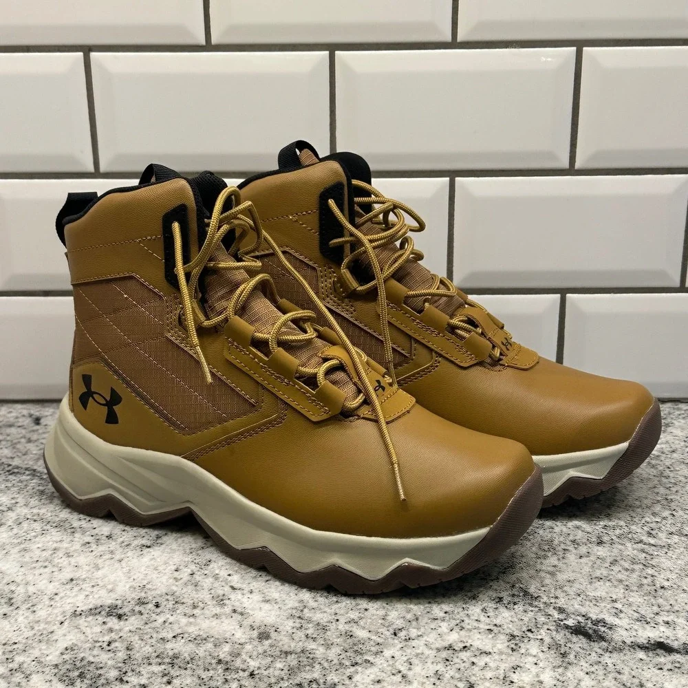 Under Armour‎ Kids Stellar G2 6 Inch Boots Tan Youth Size 7Y Waterproof